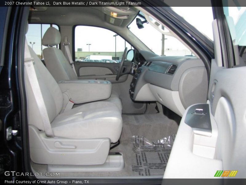 Dark Blue Metallic / Dark Titanium/Light Titanium 2007 Chevrolet Tahoe LS