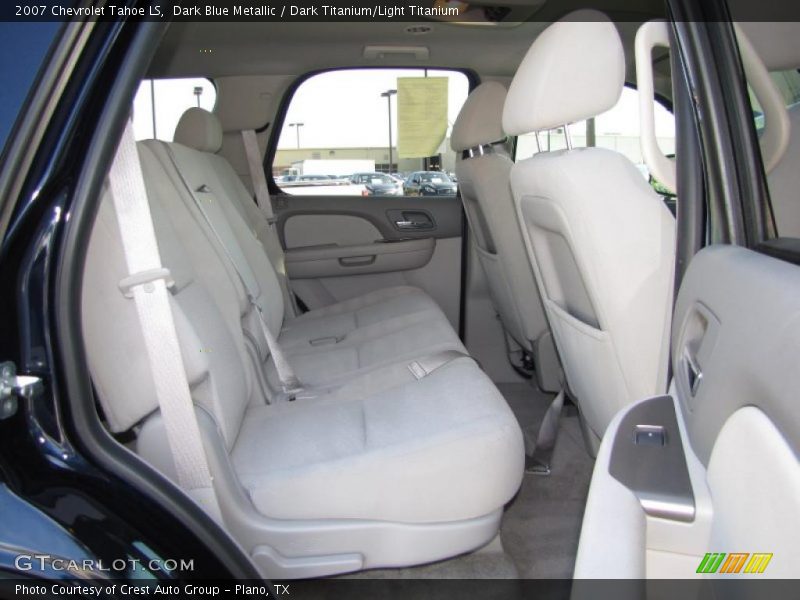 Dark Blue Metallic / Dark Titanium/Light Titanium 2007 Chevrolet Tahoe LS