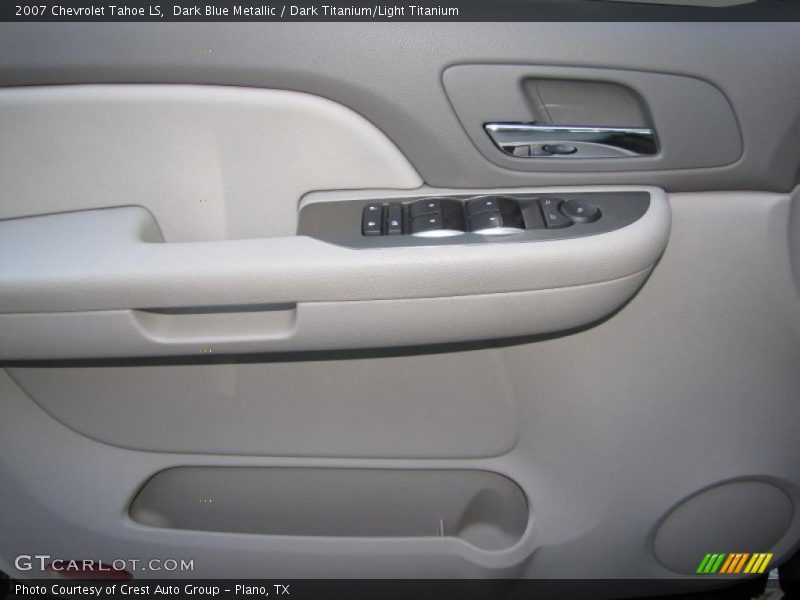 Dark Blue Metallic / Dark Titanium/Light Titanium 2007 Chevrolet Tahoe LS