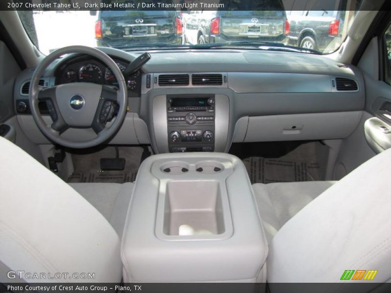 Dark Blue Metallic / Dark Titanium/Light Titanium 2007 Chevrolet Tahoe LS