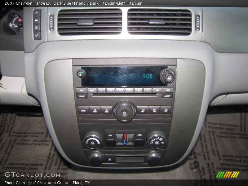 Dark Blue Metallic / Dark Titanium/Light Titanium 2007 Chevrolet Tahoe LS