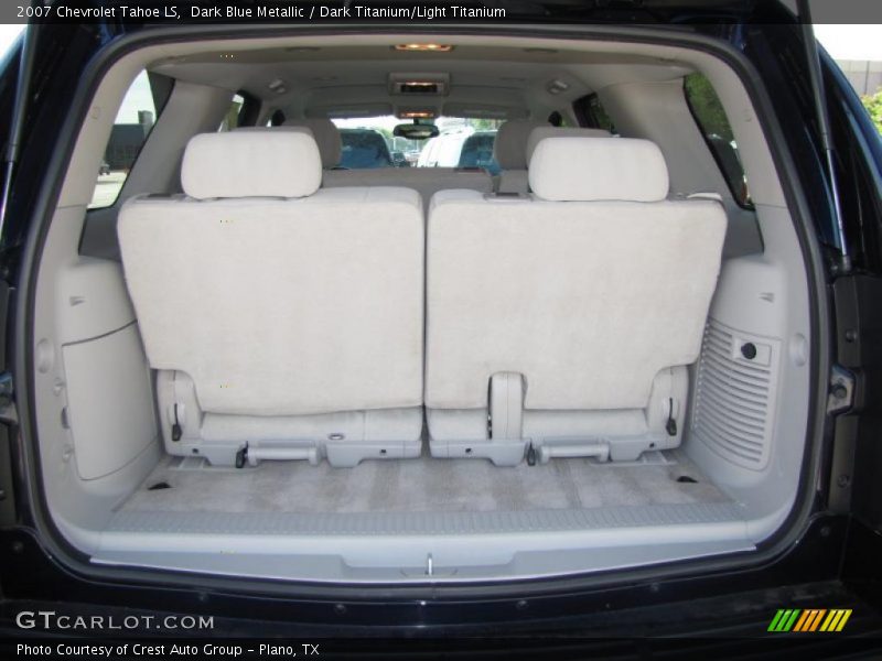 Dark Blue Metallic / Dark Titanium/Light Titanium 2007 Chevrolet Tahoe LS