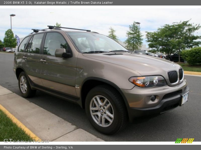 Kalahari Beige Metallic / Truffle Brown Dakota Leather 2006 BMW X5 3.0i