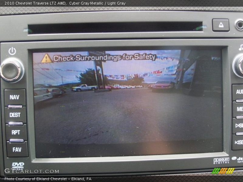 Cyber Gray Metallic / Light Gray 2010 Chevrolet Traverse LTZ AWD