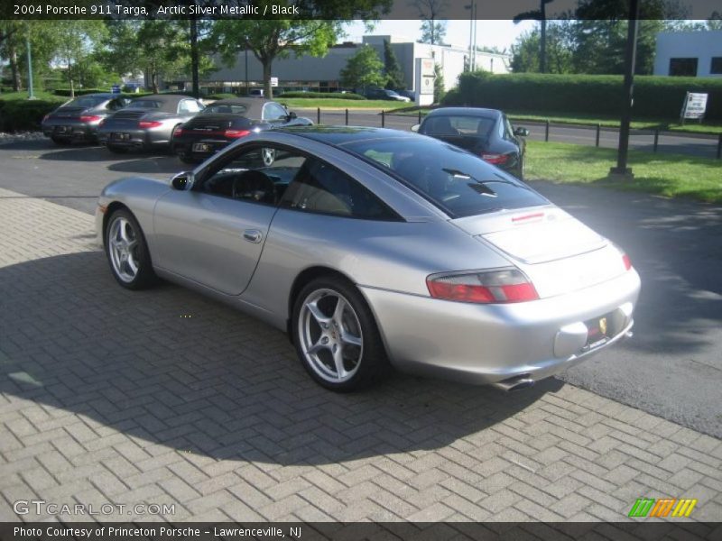 Arctic Silver Metallic / Black 2004 Porsche 911 Targa