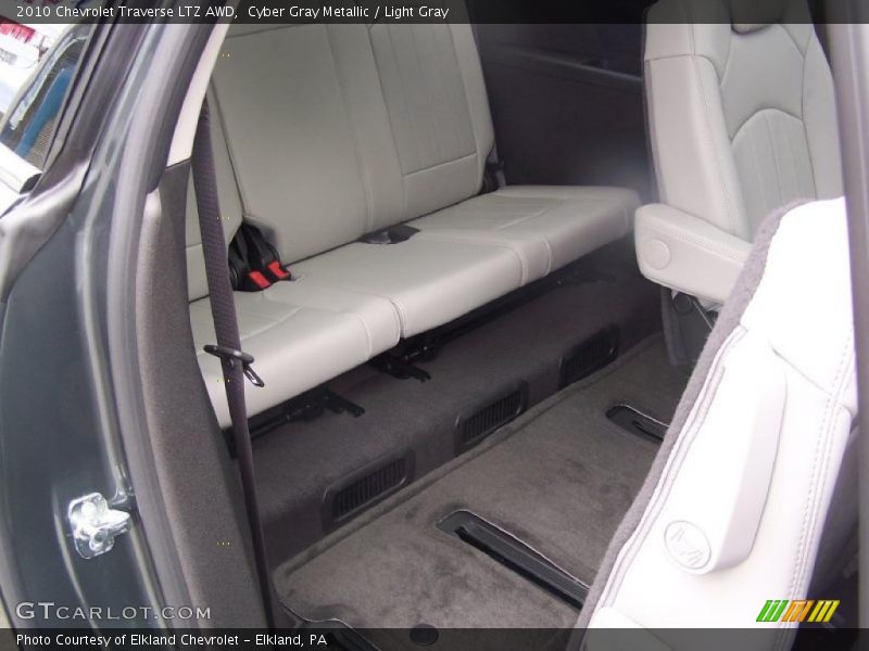 Cyber Gray Metallic / Light Gray 2010 Chevrolet Traverse LTZ AWD