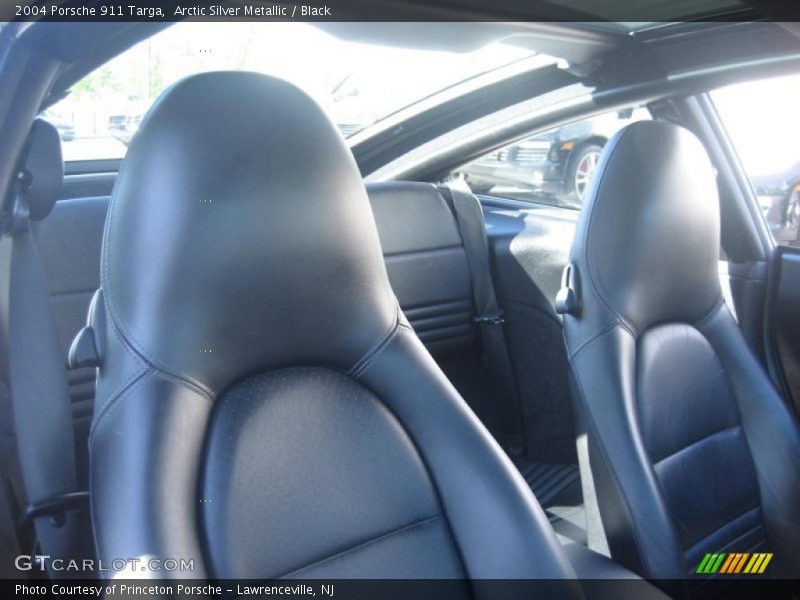 Arctic Silver Metallic / Black 2004 Porsche 911 Targa