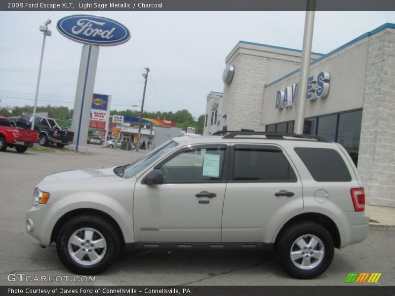 Light Sage Metallic / Charcoal 2008 Ford Escape XLT