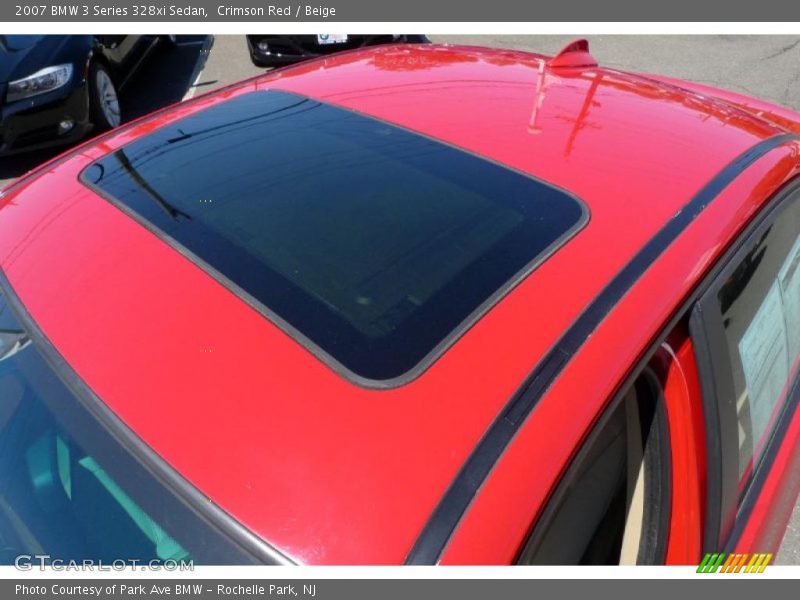 Crimson Red / Beige 2007 BMW 3 Series 328xi Sedan