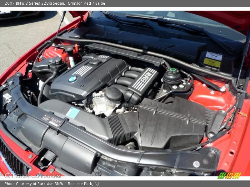 Crimson Red / Beige 2007 BMW 3 Series 328xi Sedan