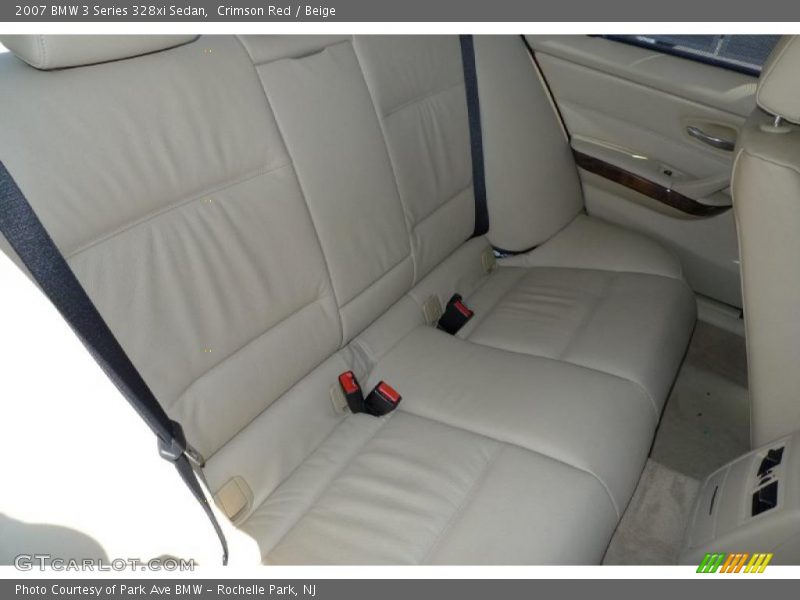 Crimson Red / Beige 2007 BMW 3 Series 328xi Sedan