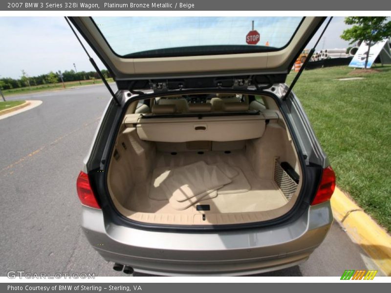 Platinum Bronze Metallic / Beige 2007 BMW 3 Series 328i Wagon