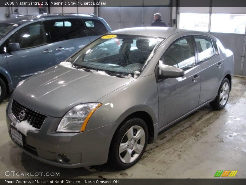 Magnetic Gray / Charcoal/Steel 2008 Nissan Sentra 2.0