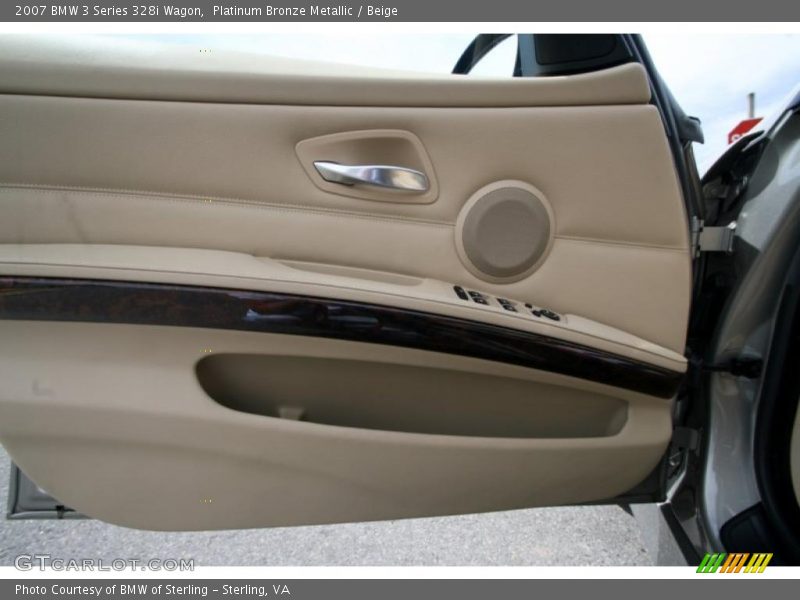 Platinum Bronze Metallic / Beige 2007 BMW 3 Series 328i Wagon