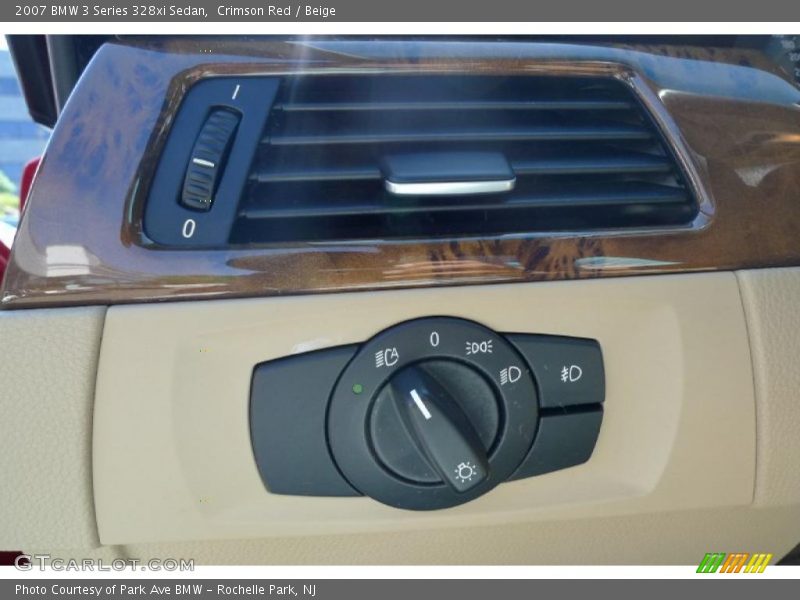 Crimson Red / Beige 2007 BMW 3 Series 328xi Sedan