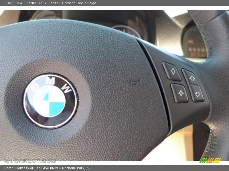 Crimson Red / Beige 2007 BMW 3 Series 328xi Sedan