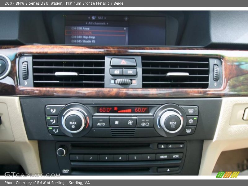 Platinum Bronze Metallic / Beige 2007 BMW 3 Series 328i Wagon
