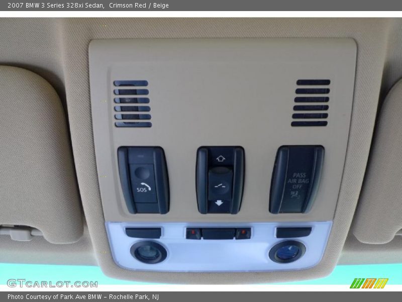 Crimson Red / Beige 2007 BMW 3 Series 328xi Sedan