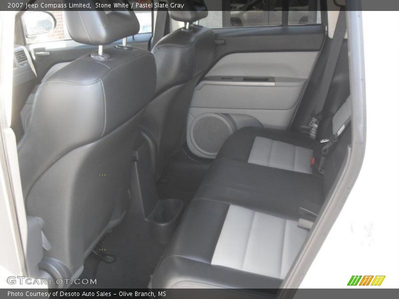 Stone White / Pastel Slate Gray 2007 Jeep Compass Limited