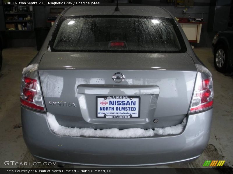 Magnetic Gray / Charcoal/Steel 2008 Nissan Sentra 2.0