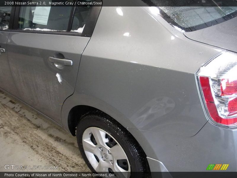 Magnetic Gray / Charcoal/Steel 2008 Nissan Sentra 2.0
