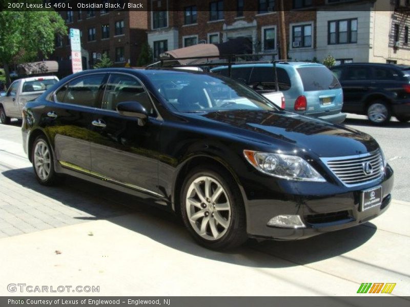 Obsidian Black / Black 2007 Lexus LS 460 L
