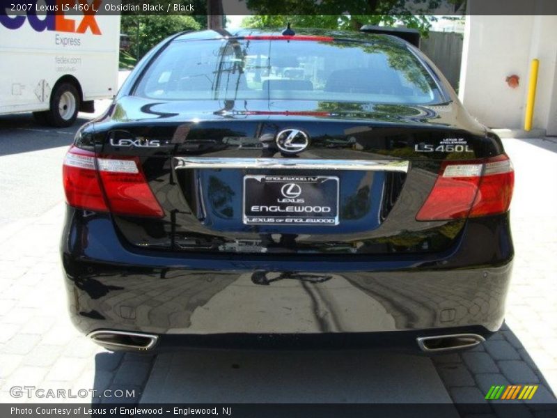 Obsidian Black / Black 2007 Lexus LS 460 L