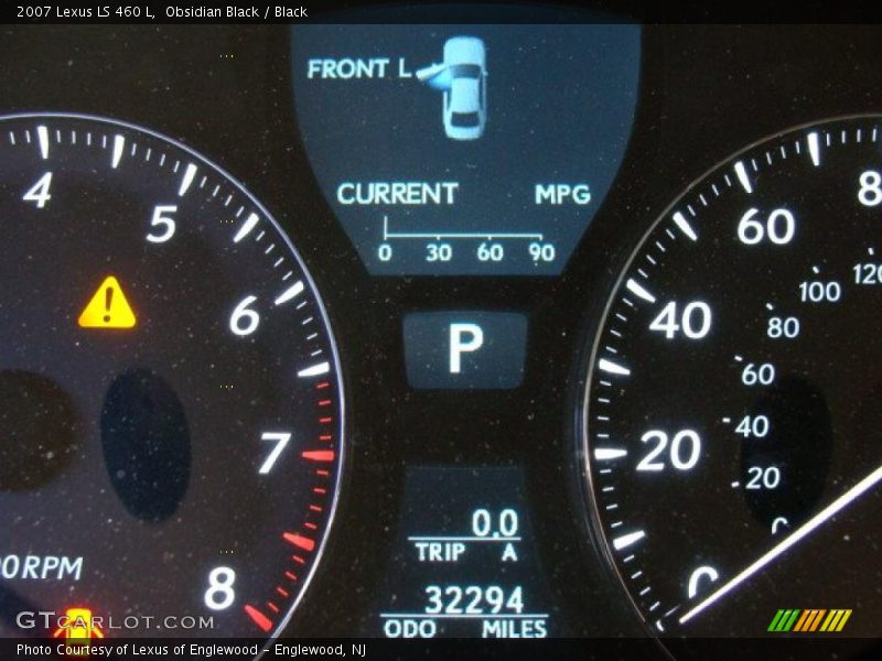 Obsidian Black / Black 2007 Lexus LS 460 L