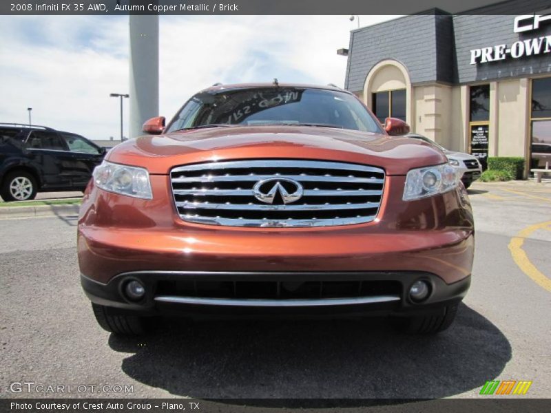 Autumn Copper Metallic / Brick 2008 Infiniti FX 35 AWD