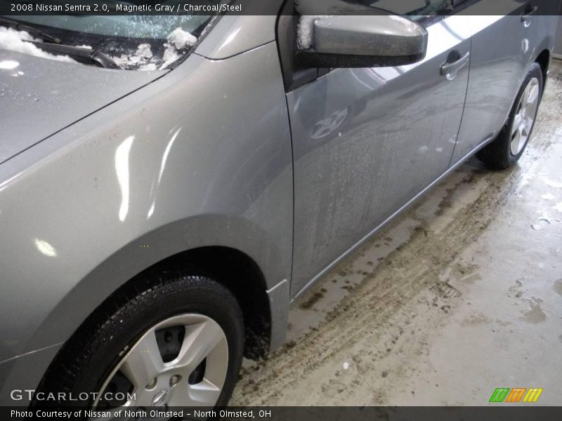 Magnetic Gray / Charcoal/Steel 2008 Nissan Sentra 2.0
