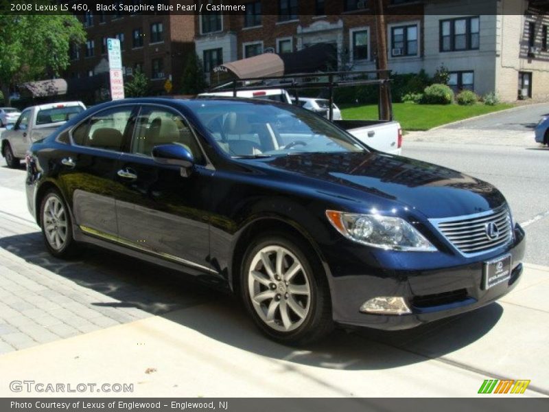 Black Sapphire Blue Pearl / Cashmere 2008 Lexus LS 460