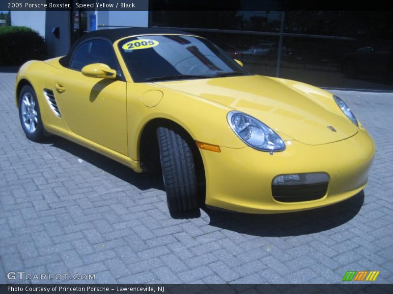Speed Yellow / Black 2005 Porsche Boxster