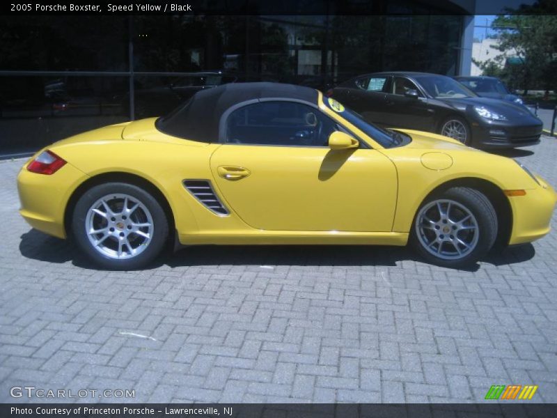 Speed Yellow / Black 2005 Porsche Boxster