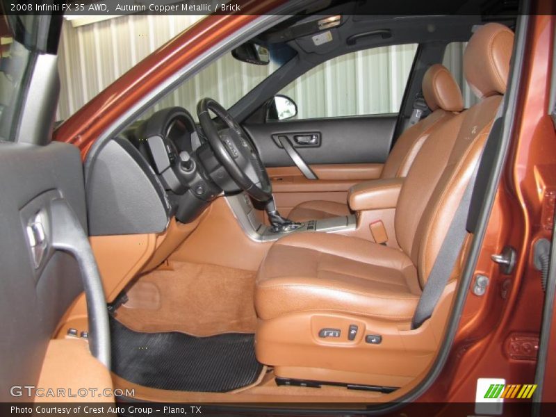 Autumn Copper Metallic / Brick 2008 Infiniti FX 35 AWD