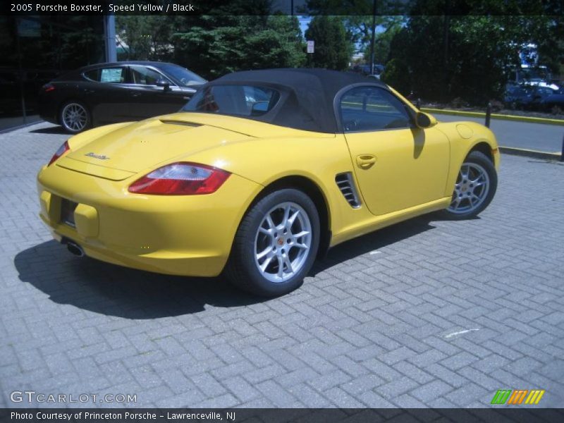 Speed Yellow / Black 2005 Porsche Boxster