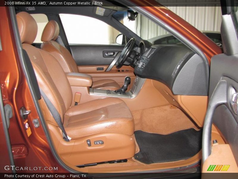 Autumn Copper Metallic / Brick 2008 Infiniti FX 35 AWD