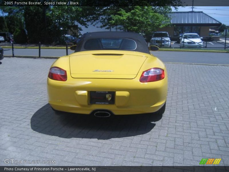 Speed Yellow / Black 2005 Porsche Boxster