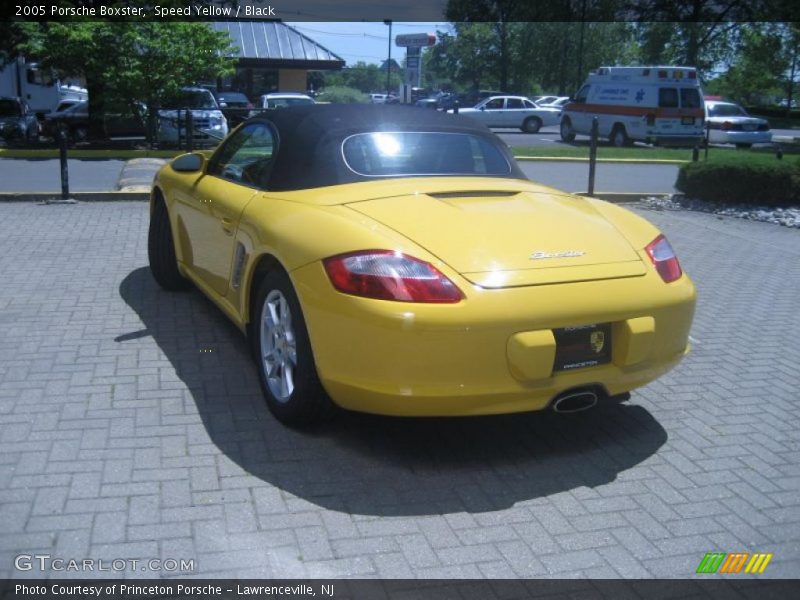 Speed Yellow / Black 2005 Porsche Boxster