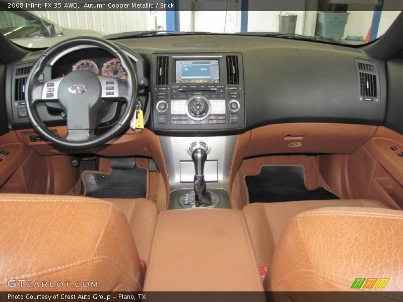 Autumn Copper Metallic / Brick 2008 Infiniti FX 35 AWD