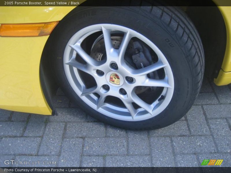 Speed Yellow / Black 2005 Porsche Boxster