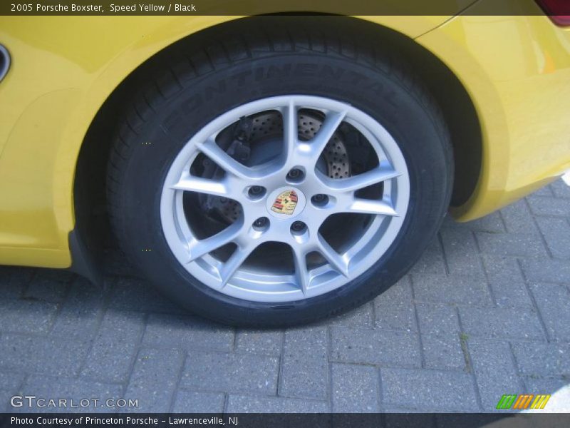 Speed Yellow / Black 2005 Porsche Boxster