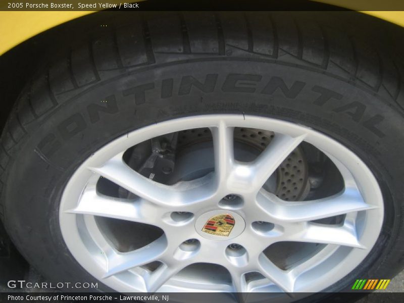 Speed Yellow / Black 2005 Porsche Boxster