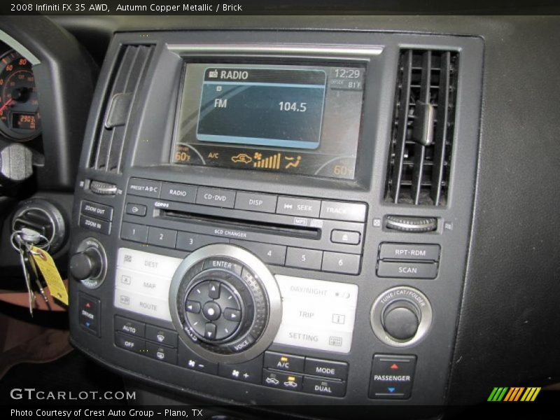 Autumn Copper Metallic / Brick 2008 Infiniti FX 35 AWD