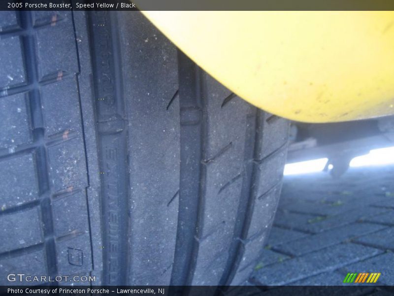 Speed Yellow / Black 2005 Porsche Boxster