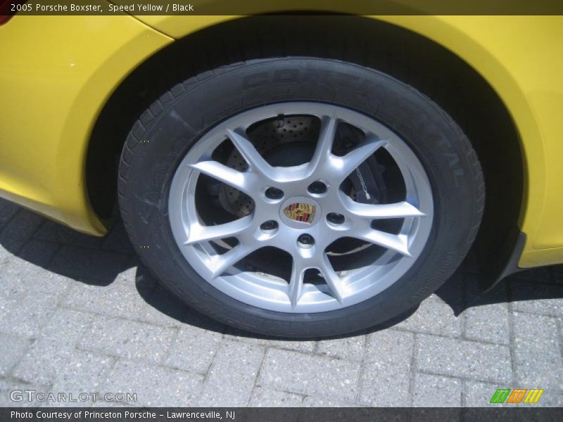 Speed Yellow / Black 2005 Porsche Boxster