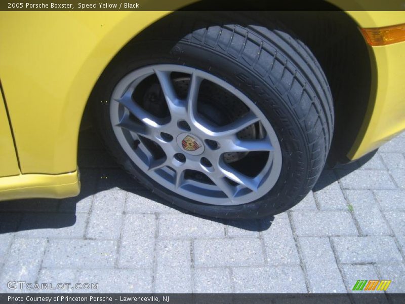 Speed Yellow / Black 2005 Porsche Boxster