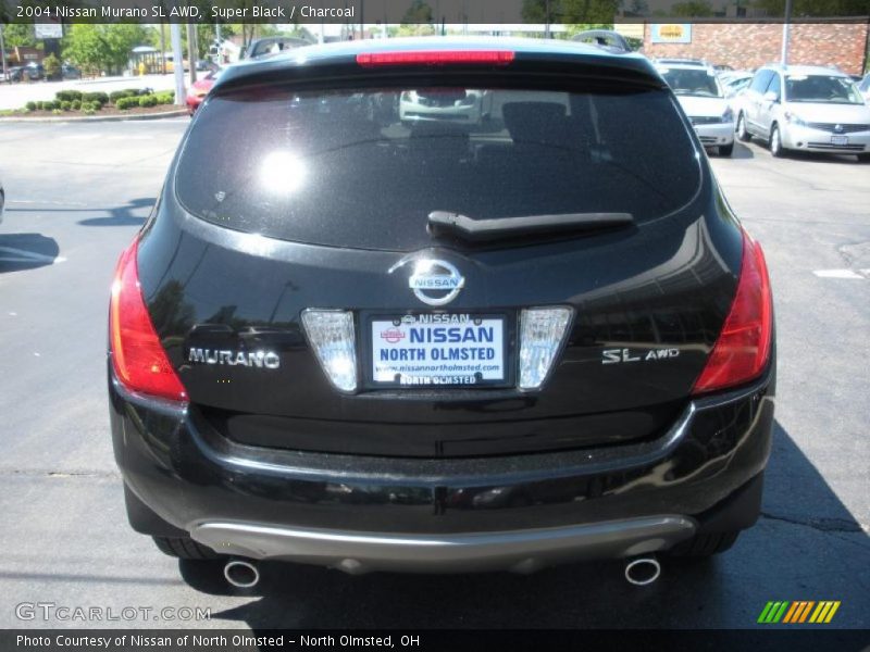Super Black / Charcoal 2004 Nissan Murano SL AWD