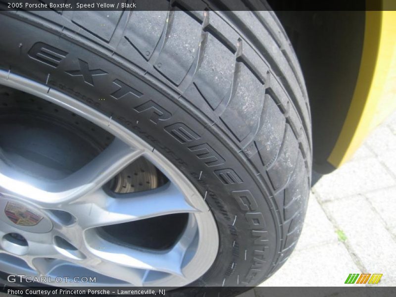 Speed Yellow / Black 2005 Porsche Boxster