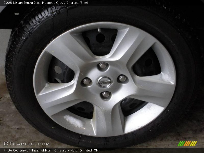 Magnetic Gray / Charcoal/Steel 2008 Nissan Sentra 2.0
