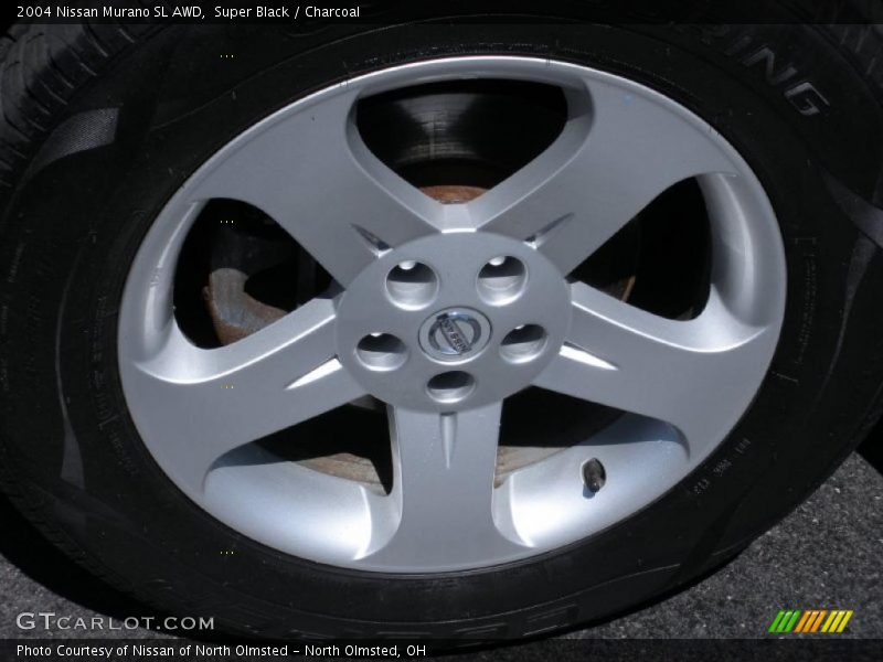 Super Black / Charcoal 2004 Nissan Murano SL AWD